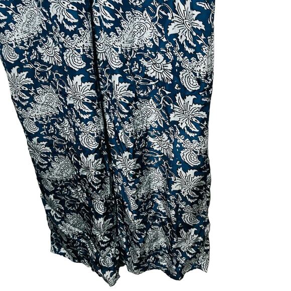 APIECE APART Women's Ostrea Blue Sleeveless V-Neck Tank Jumpsuit Size 10 - Picture 12 of 13